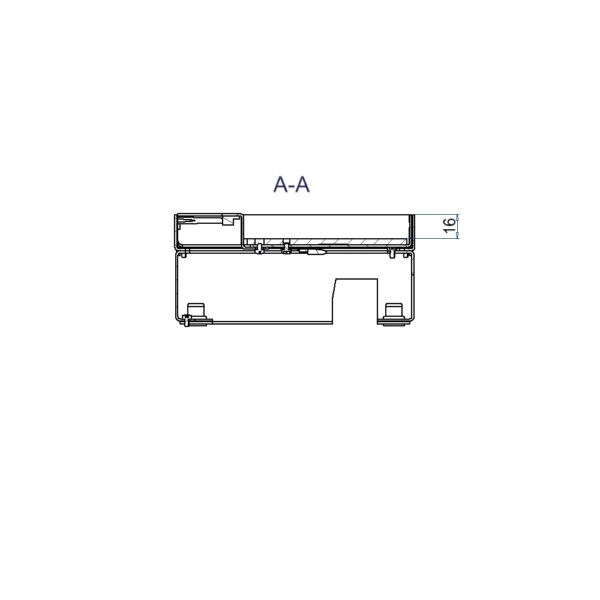 Produktbild UBD 167 162  -  Schwerlast-Unterflur-Bodendose UBD 160 small inkl. Deckel mit Kante, geschlossen, 16mm Vertiefung und 1 Bürsten.